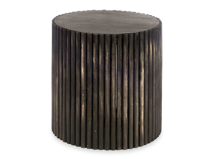 Giftdecor Table Basse Palo Noir 47x44x47 cm Bois