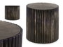 Giftdecor Table Basse Palo Noir 47x44x47 cm Bois