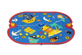 Bestway 52725 Tapis Gonflable avec Asperseurs Pirate 170x140 cm +2 Ans Jardin