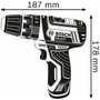 Bosch Professional GSB 12V-15 Perceuse-visseuse à percussion sans batterie