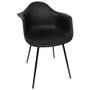 Home Deco Factory Chaise Butaca Gustav noire