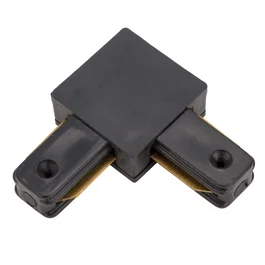 Connecteur 90° pour rail monophasé noir