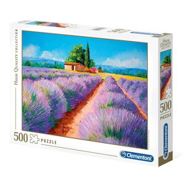 Clementoni Puzzle Parfumé Lavande High Quality Collection - 500 Pièces - Unisexe