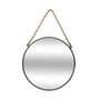 Atmosphera Miroir rond en métal avec corde Ø 55 cm