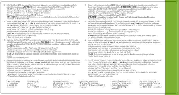 SONAX Profiline Ex 04-06 1 Litre Polisseur Professionnel Spécial SX02423000 Haute Brillance Sans Silicone