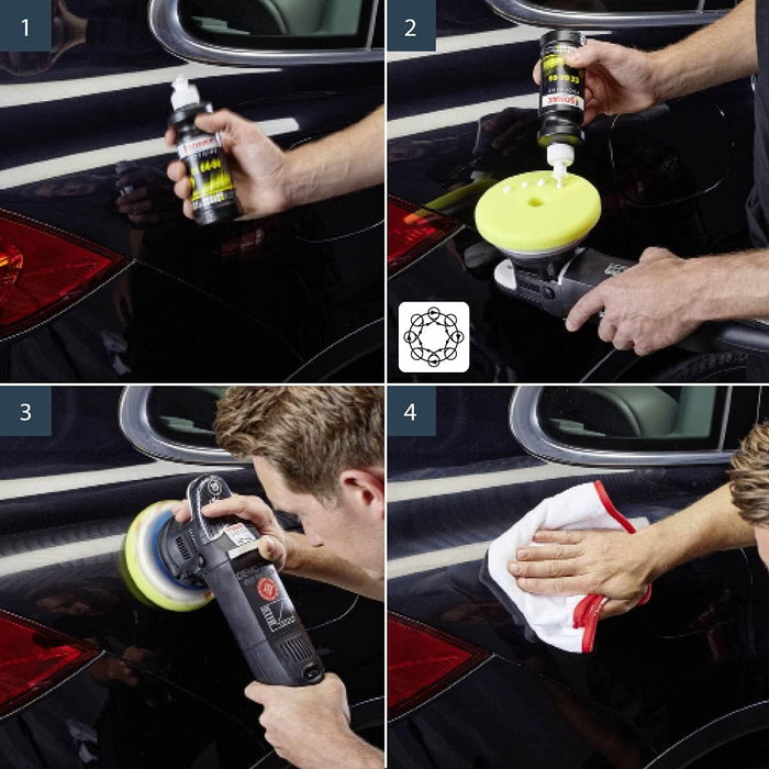 SONAX Profiline Ex 04-06 1 Litre Polisseur Professionnel Spécial SX02423000 Haute Brillance Sans Silicone