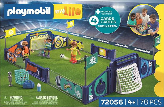 PLAYMOBIL Stade de football My Life avec mécanisme de tir PLAYMOBIL Stade de football My Life avec mécanisme de tir