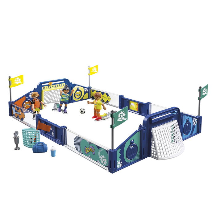 PLAYMOBIL Stade de football My Life avec mécanisme de tir PLAYMOBIL Stade de football My Life avec mécanisme de tir