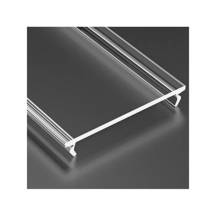 Diffuseur WIDE PMMA pour profilés SOLIS, iLEDO, INSO, 2,02 m, Frozen