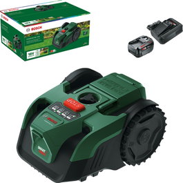 Bosch VISIMOW18V-100 Robot tondeuse autonome, 16cm de coupe, 18V