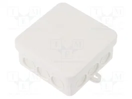 OBO BETTERMANN Boîtier de raccordement blanc avec membranes IP55