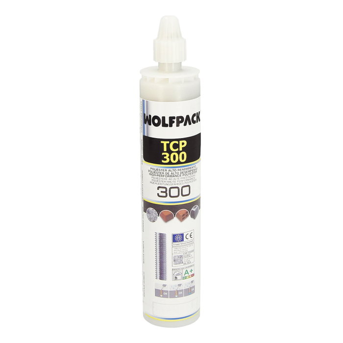 WOLFPACK LINEA PROFESIONAL Anclaje Quimico Poliester 300 ml