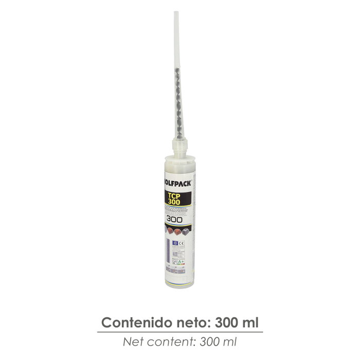 WOLFPACK LINEA PROFESIONAL Anclaje Quimico Poliester 300 ml