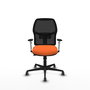 PIQUERAS Y CRESPO Chaise Alfera Synchrone Orange et Noir