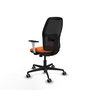 PIQUERAS Y CRESPO Chaise Alfera Synchrone Orange et Noir