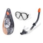 Intex Masque de Plongée et Tube Reef Rider Jaune Noir Gris