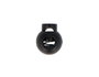 Innspiro Embouts de cordon en plastique noir 6 mm, 5 unités