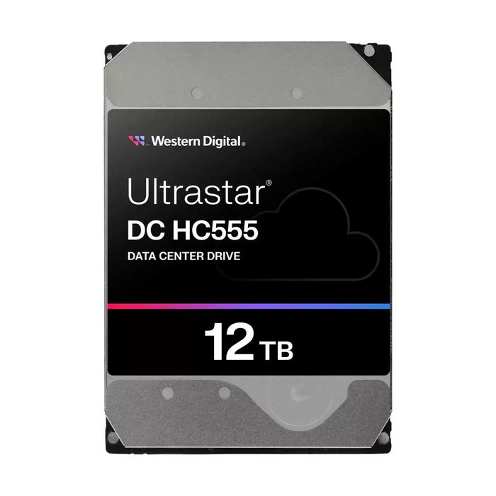 Western Digital Ultrastar HC555 12TB Disque dur 3.5" SAS 7200 RPM 512E pour Data Center - Haute capacité et fiabilité