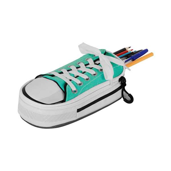 Karactermania Portatodo - Étui à un compartiment pour chaussures de sport, dimensions 9x20x5 cm, couleur menthe, intérieur en polyester, fermeture à glissière