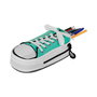 Karactermania Portatodo - Étui à un compartiment pour chaussures de sport, dimensions 9x20x5 cm, couleur menthe, intérieur en polyester, fermeture à glissière