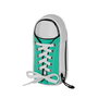 Karactermania Portatodo - Étui à un compartiment pour chaussures de sport, dimensions 9x20x5 cm, couleur menthe, intérieur en polyester, fermeture à glissière
