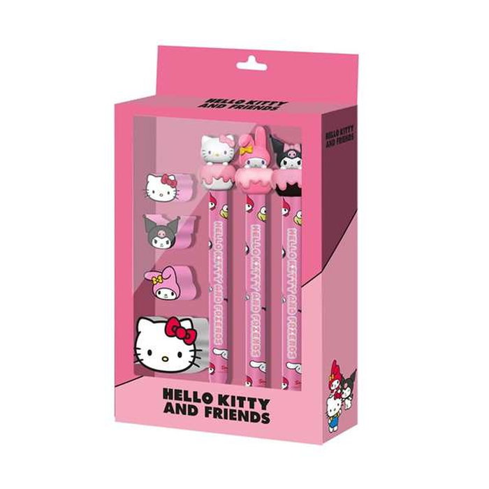 Ensemble de Papeterie Hello Kitty Rose Ensemble de Papeterie Hello Kitty Rose