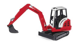 Bruder HR16 - Mini Excavatrice Jouet - Véhicule 35x10x16 cm - ABS - Recommandé à partir de 3 ans