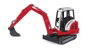 Bruder HR16 - Mini Excavatrice Jouet - Véhicule 35x10x16 cm - ABS - Recommandé à partir de 3 ans
