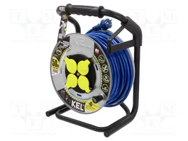 KEL Rallonge réseau H07BQ-F 3G1,5mm2 50m bleu