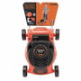 Smoby Black & Decker Tondeuse Mécanique Orange Noir