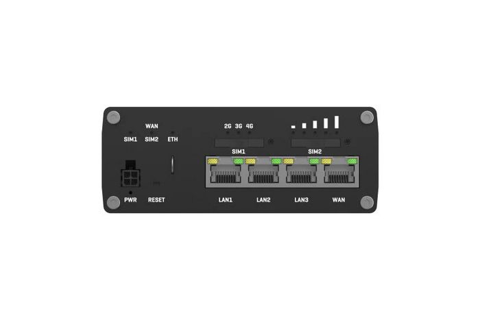 Teltonika Networks RUTM09 Routeur 4G LTE Cat6 Résistant, Double SIM, 4 Ports Gigabit RJ45, USB, GNSS/GPS