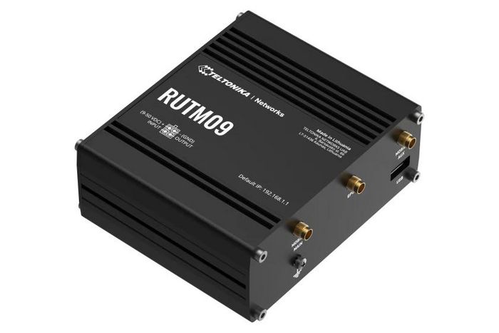 Teltonika Networks RUTM09 Routeur 4G LTE Cat6 Résistant, Double SIM, 4 Ports Gigabit RJ45, USB, GNSS/GPS