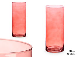 GIFTDECOR Vase Cylindrique en Verre Teja