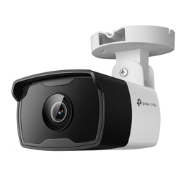 TP-LINK VIGI C340I 4MM - Caméra de surveillance extérieure IP, objectif 4mm, résistance aux intempéries, couleur blanc et noir