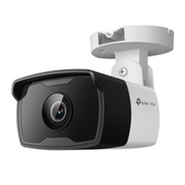 TP-LINK VIGI C340I 4MM - Caméra de surveillance extérieure IP, objectif 4mm, résistance aux intempéries, couleur blanc et noir