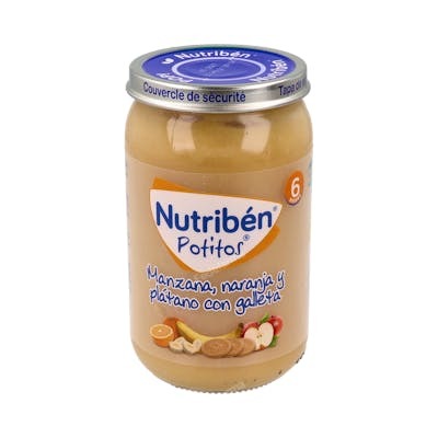 NUTRIBEN Potito Pomme-Orange-Banane-Biscuit 235g NUTRIBEN Potito Pomme-Orange-Banane-Biscuit 235g