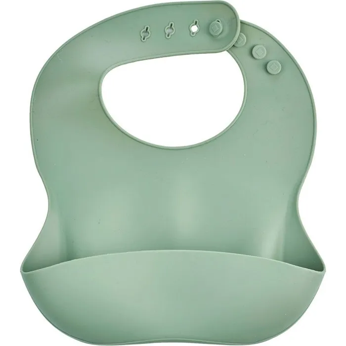 Thermobaby Bavoir en Silicope avec Récupérateur de Nourriture, Imperméable et Facile à Nettoyer - Vert Cactus Thermobaby Bavoir en Silicope avec Récupérateur de Nourriture, Imperméable et Facile à Nettoyer - Vert Cactus