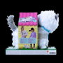 Bizak Mimi Mimitos - Peluche interactive chaton qui marche et miaule - Fonction tactile avec piles incluses