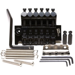 Graphtech String Saver Floyd Rose Bridge With String Saver Inserts Black, Vibrato Floyd Rose String Saver