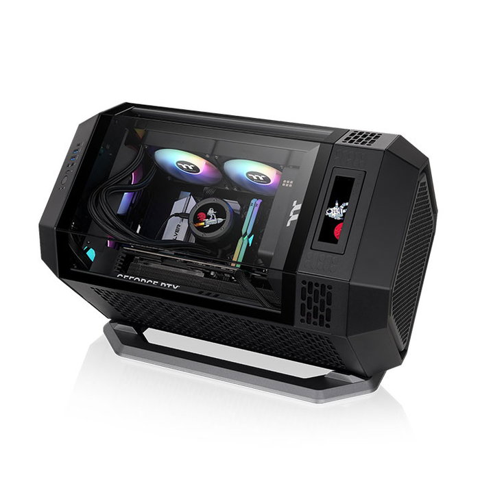 Thermaltake Kit de Support pour Boîtier Tower 250 Noir - Conversion Tour en Rack avec Filtre Anti-Poussière