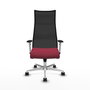 Piqueras y Crespo Chaise de Bureau Albacete Bordeaux et Noir