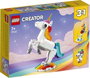 LEGO Creator 3-en-1 31140 La Licorne Magique, Hippocampe et Paon