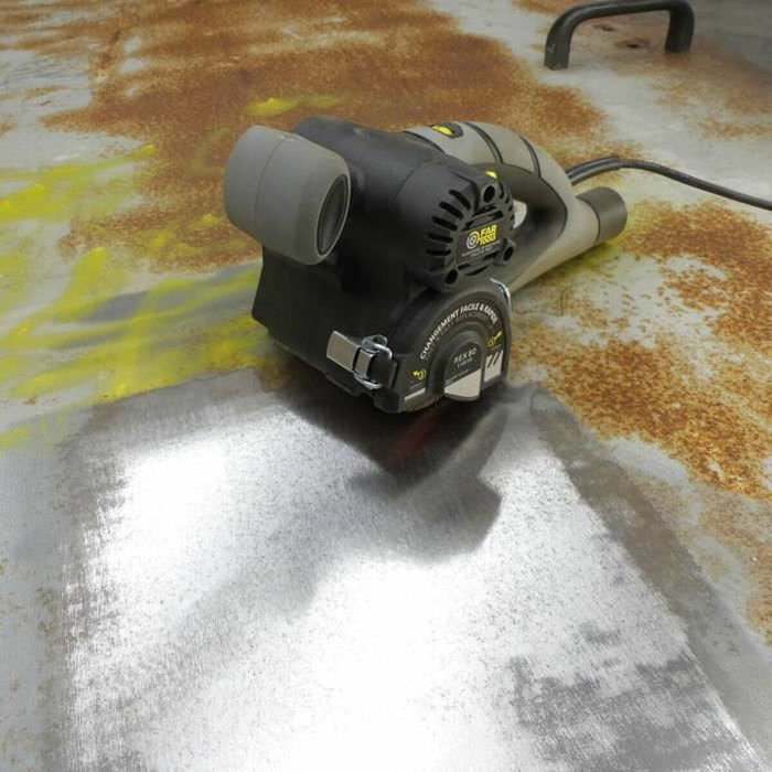 Fartools Rénovateur compact 420W brosse à lamelles abrasives Ø80mm