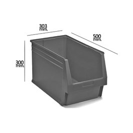 TAYG Gavette empilable grise Nº59 (5/6) 500x303x300 mm