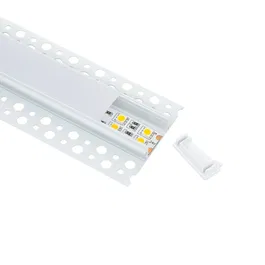 Profilé Aluminium pour Bande LED Intégration - 30mm - avec Diffuseur Opal - 2 Mètres