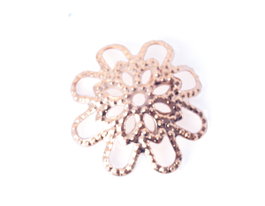 Innspiro Capuchons métalliques dorés 15,0x3,5mm