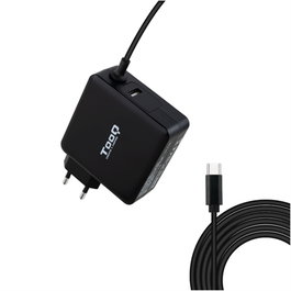 TooQ TQLC-USBC65PD Chargeur Portable USB-C 65W Power Delivery Noir
