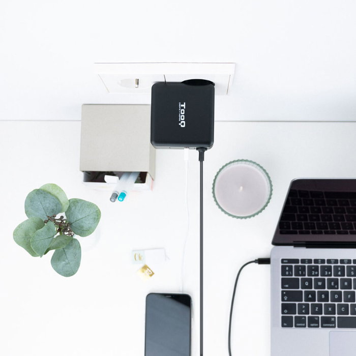 Chargeur d'ordinateur portable TooQ TQLC-USBC65PD 65 W