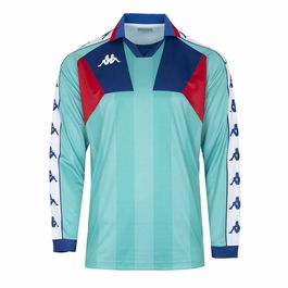 Maillot de Football à Manches Courtes pour Homme Kappa Amario Bleu Rouge