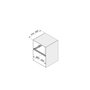 Emuca Kit de rangement de chaussures en métal et cadre, Module 900mm, Gris pierre